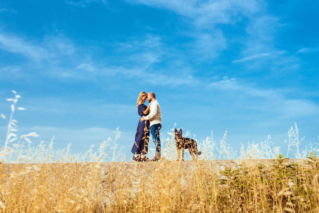 Engagement e Pet photography a Roma