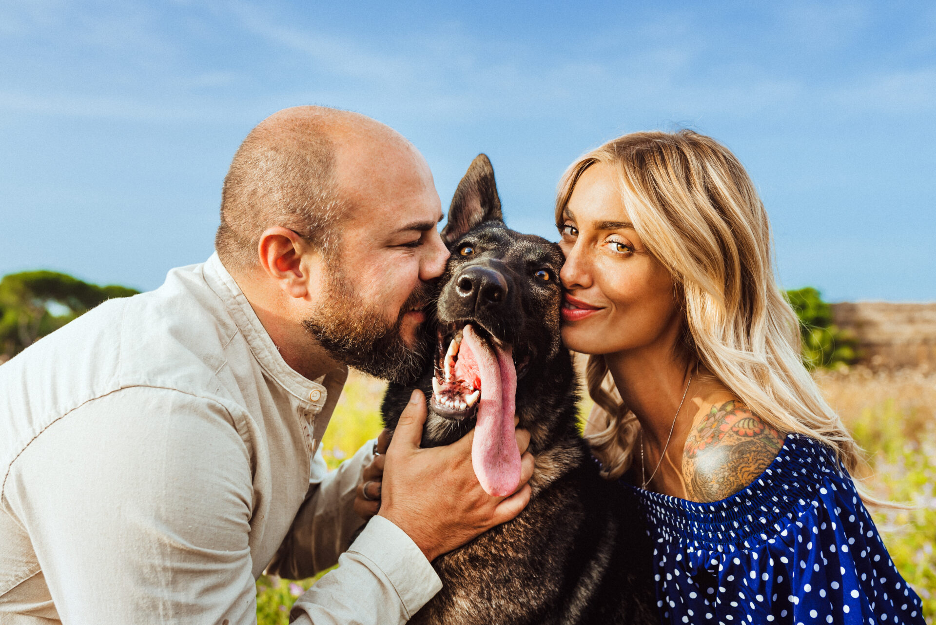Engagement e Pet photography a Roma